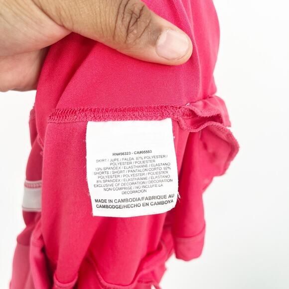 Nike Womens Barbiecore Active Tennis Tenniscore Golf Dri Fit Skort Skirt XS Pink - Picture 5 of 7